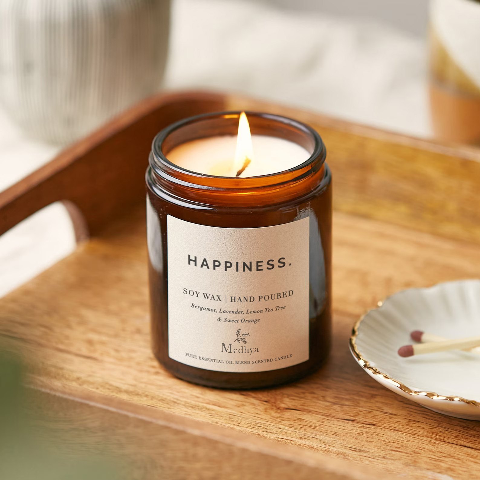Amber Candle